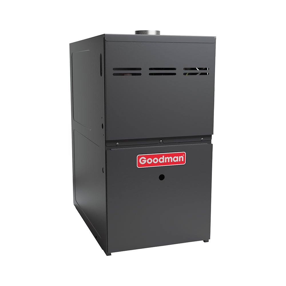 Goodman 80% AFUE Gas Furnace Variable Speed ECM, Two Stage, GCVC801005CX - acunitsforless.com